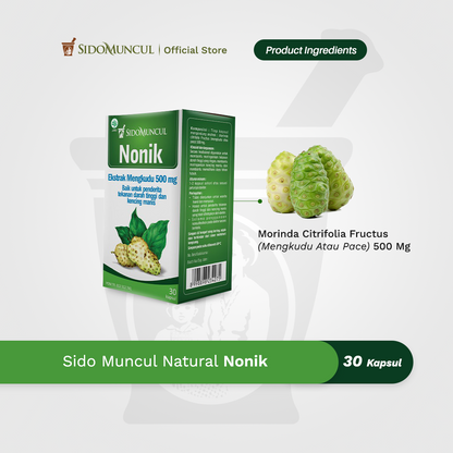 Sido Muncul Nonik 30 Herbal Capsules - Helps Relieve Diabetes and Helps Maintain Health