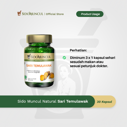 Sido Muncul Herbal Sari Temulawak - Hati Sehat Antioksidan Hepatitis
