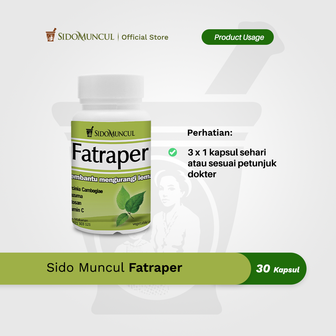 Sido Muncul Fatraper 30 Kapsul - Membantu Mengurangi Lemak Tubuh
