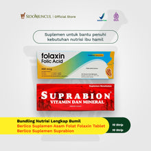Complete Prenatal Nutrition Bundle - Folaxin Folic Acid Tablets (10 Strips) + Berlico Suprabion Supplements (10 Strips)