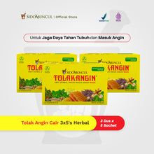 Tolak Angin Liquid Herbal Remedy, Box of 3 x 5 Sachets – For Wind-Related Ailments, Nausea, Flu, and Fever