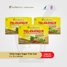 Tolak Angin Sugar-Free Liquid Herbal Remedy, Box of 3 x 5 Sachets – For Cold and Flu Symptoms