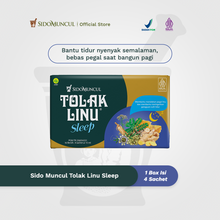 Tolak Linu Sleep 1 Box of 4 Sachets - Helps You Sleep Soundly All Night, Wake Up Free from Aches