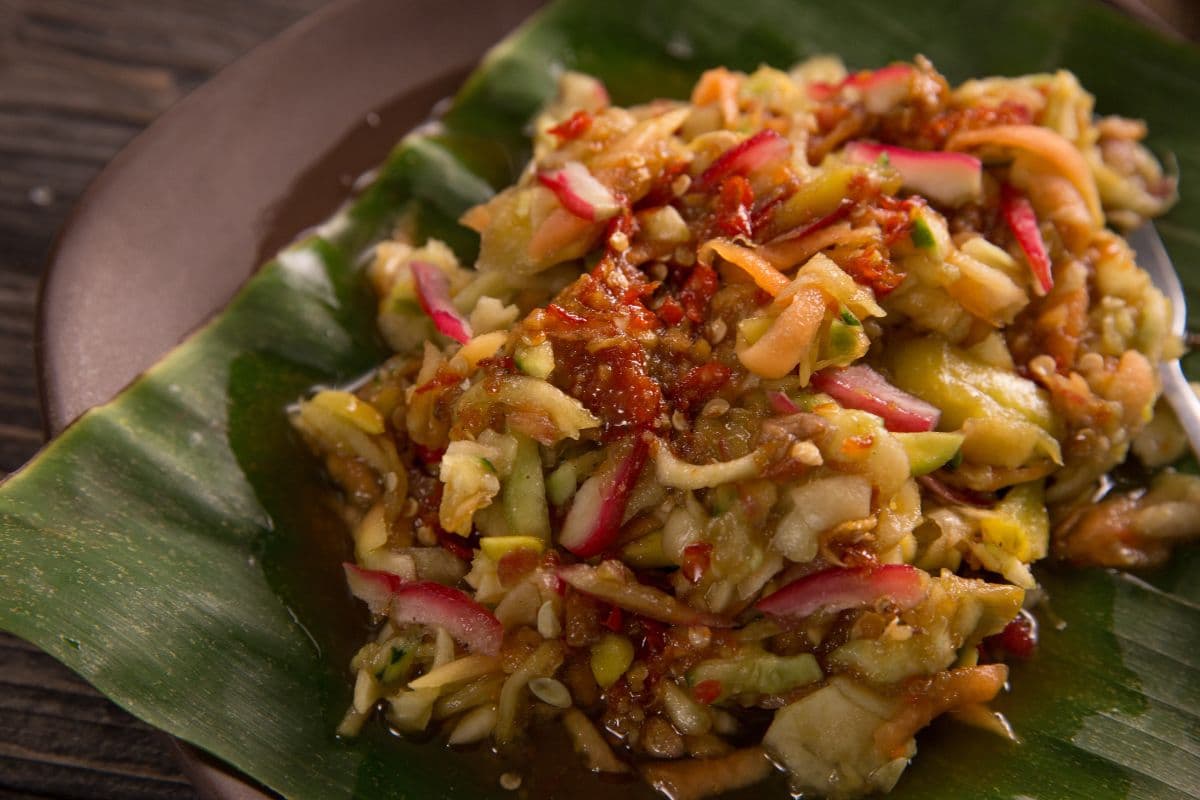 Rujak serut khas indonesia