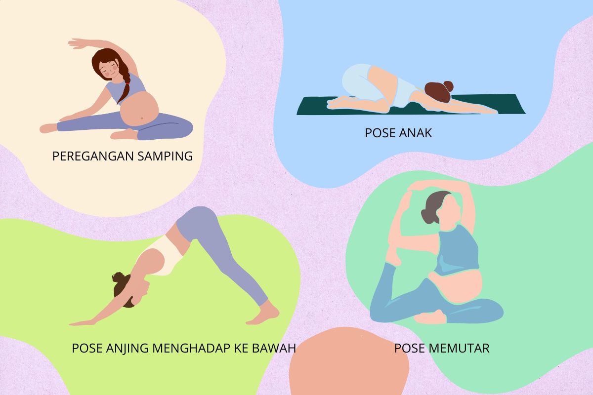 Pose-pose yoga khusus ibu hamil