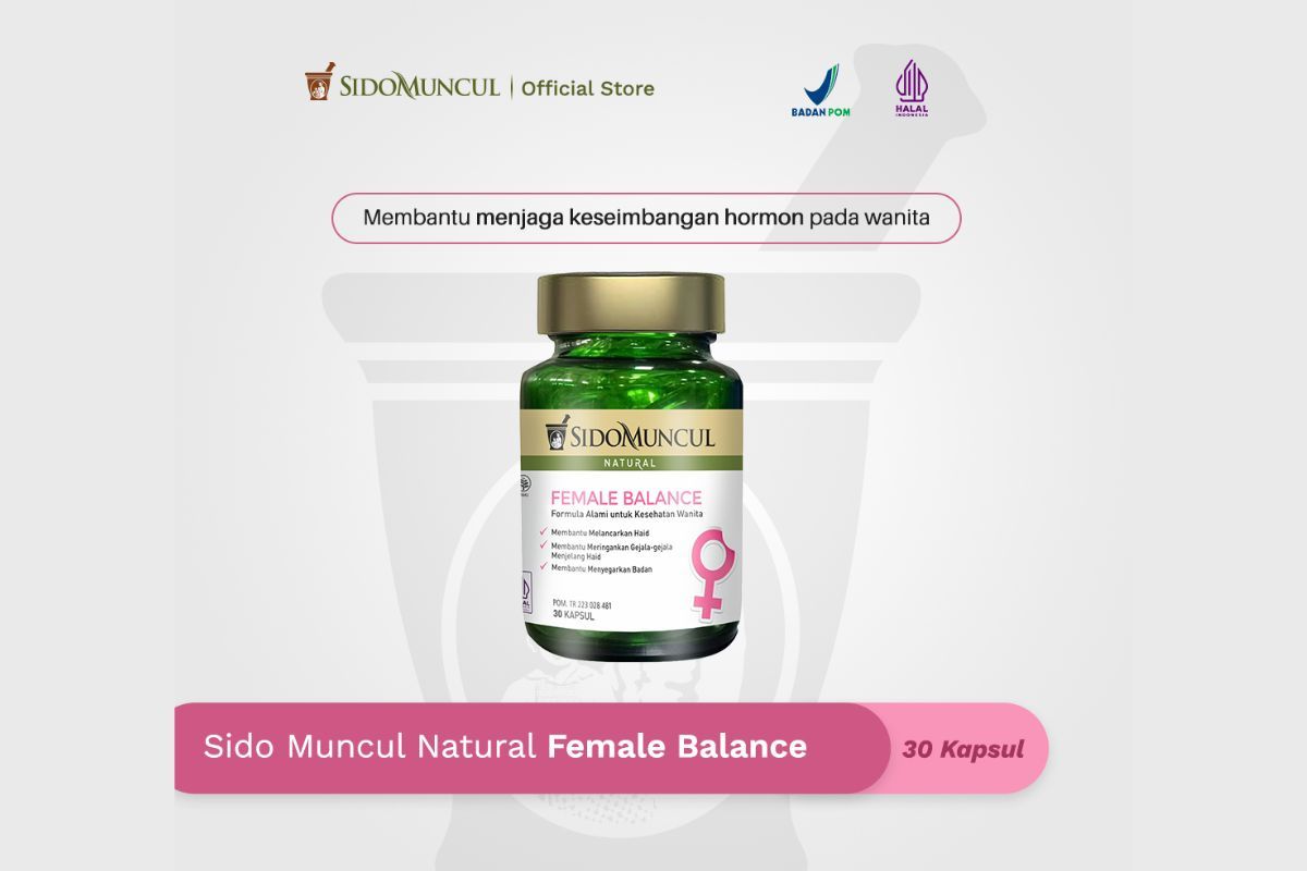 Sido Muncul Natural Female Balance 30 Kapsul