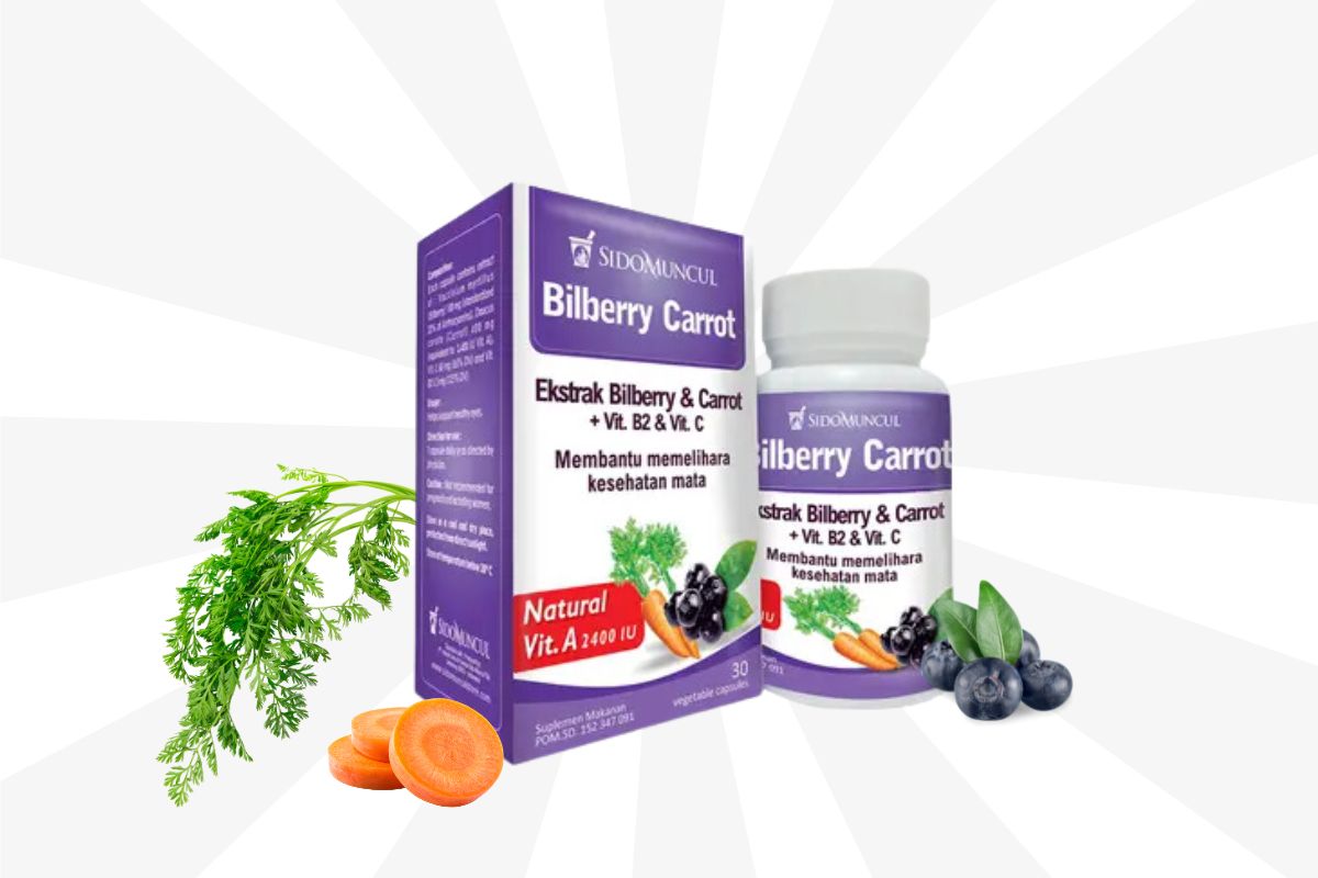 Produk Sido Muncul Herbal Bilberry Carrot