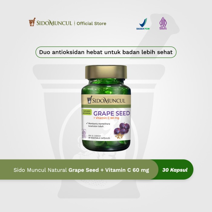 Sido Muncul Natural Grape Seed + Vit C