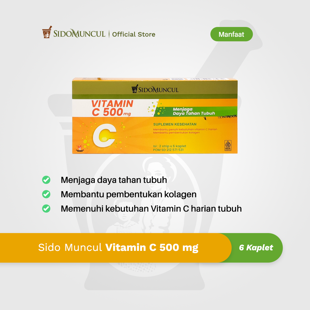 Sido Muncul Natural Vitamin C 500 m