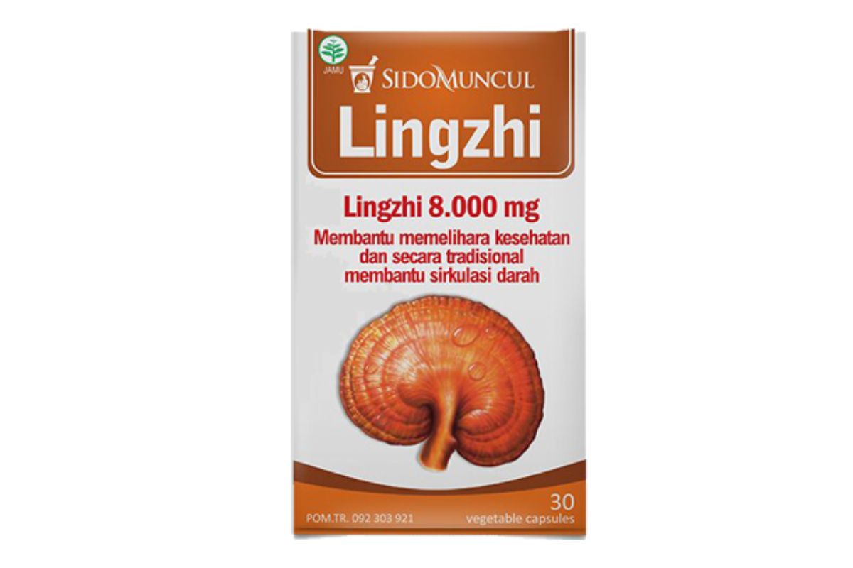 Kemasan Sido Muncul Herbal Lingzhi Kapsul