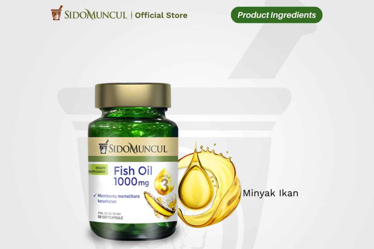 produk Sido Muncul Natural Fish Oil dan komposisinya