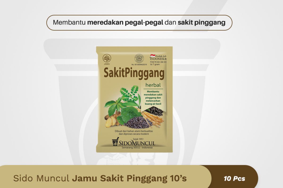 produk Jamu Sakit Pinggang Sido Muncul