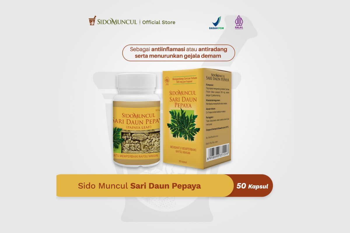 Sido Muncul Natural Sari Daun Pepaya