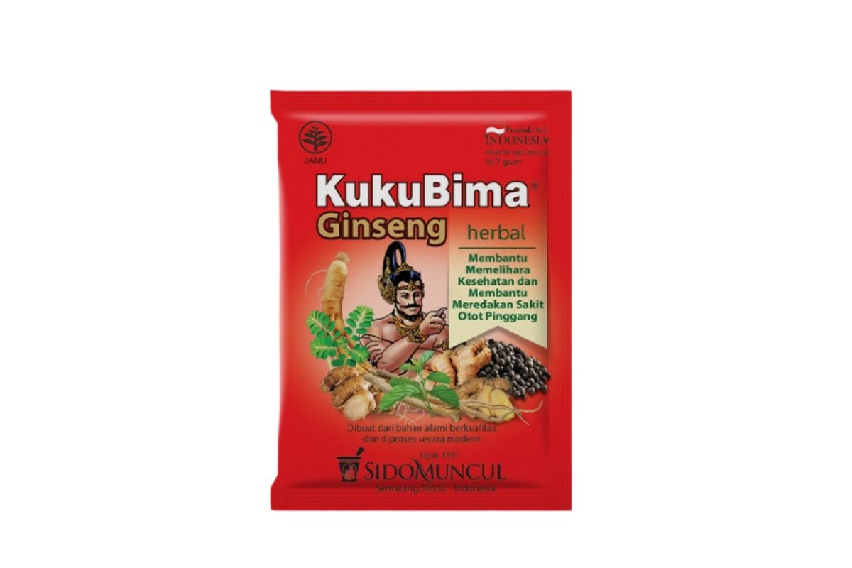 Kemasan sido Muncul Jamu Kuku Bima Ginseng