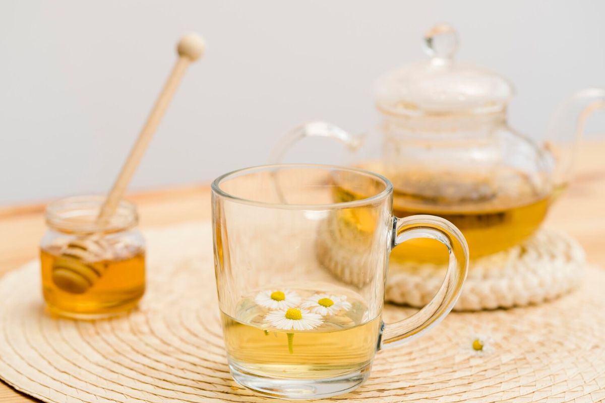 Secangkir teh chamomile